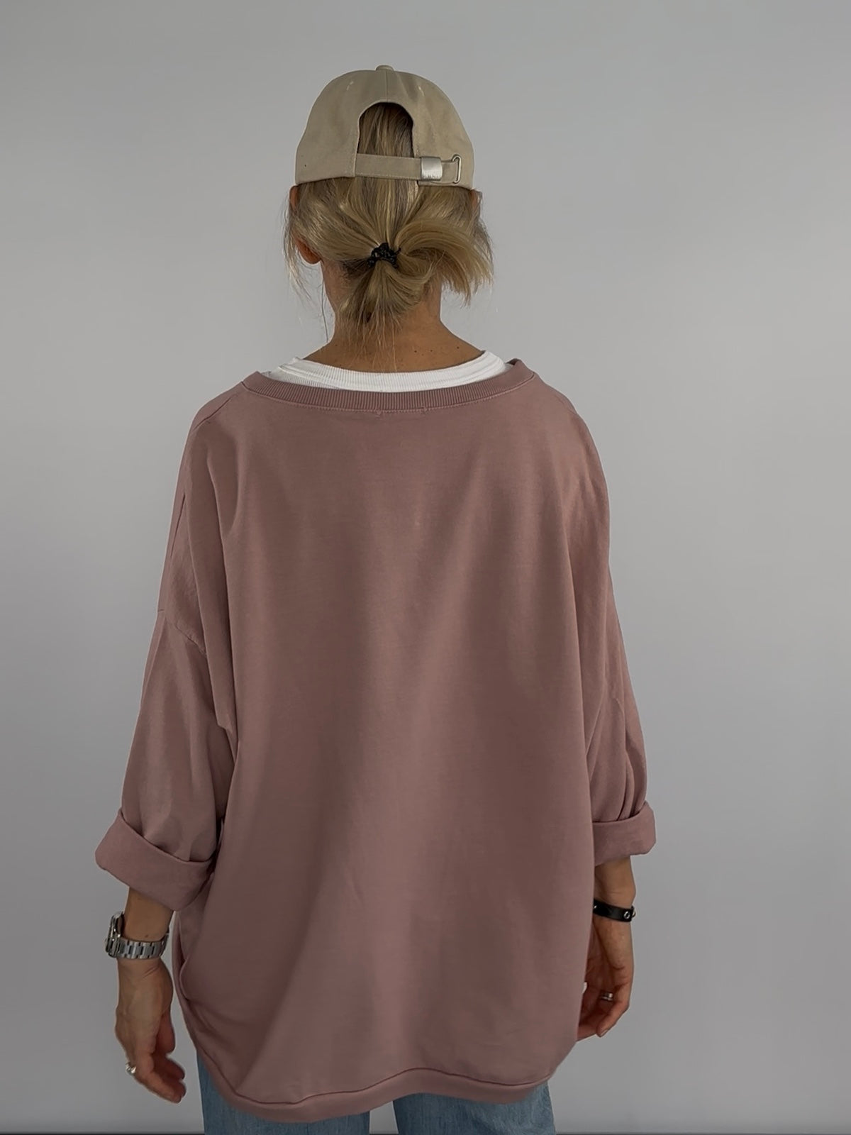 Sweatshirt Kate in Altrose