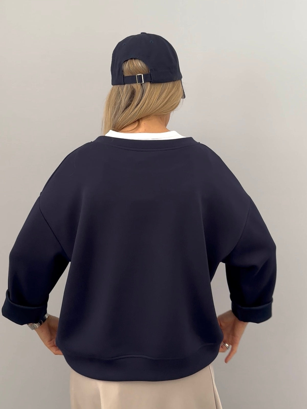 Sweatshirt Doro in Grün