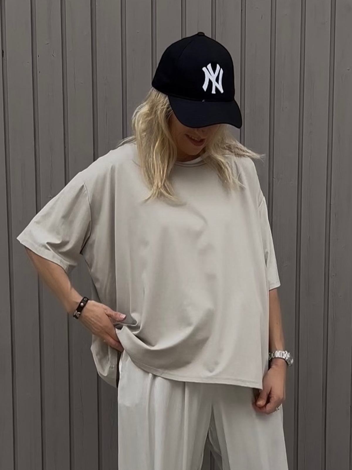 T-Shirt Victoria in Stone