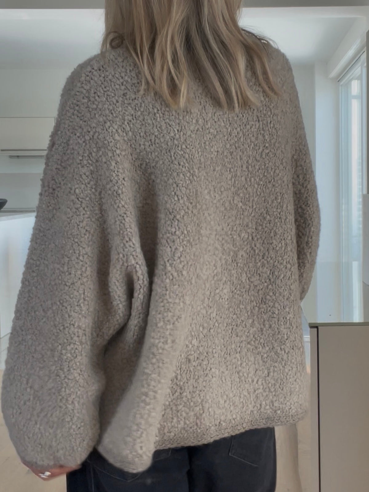 Cardigan Marla in Greige