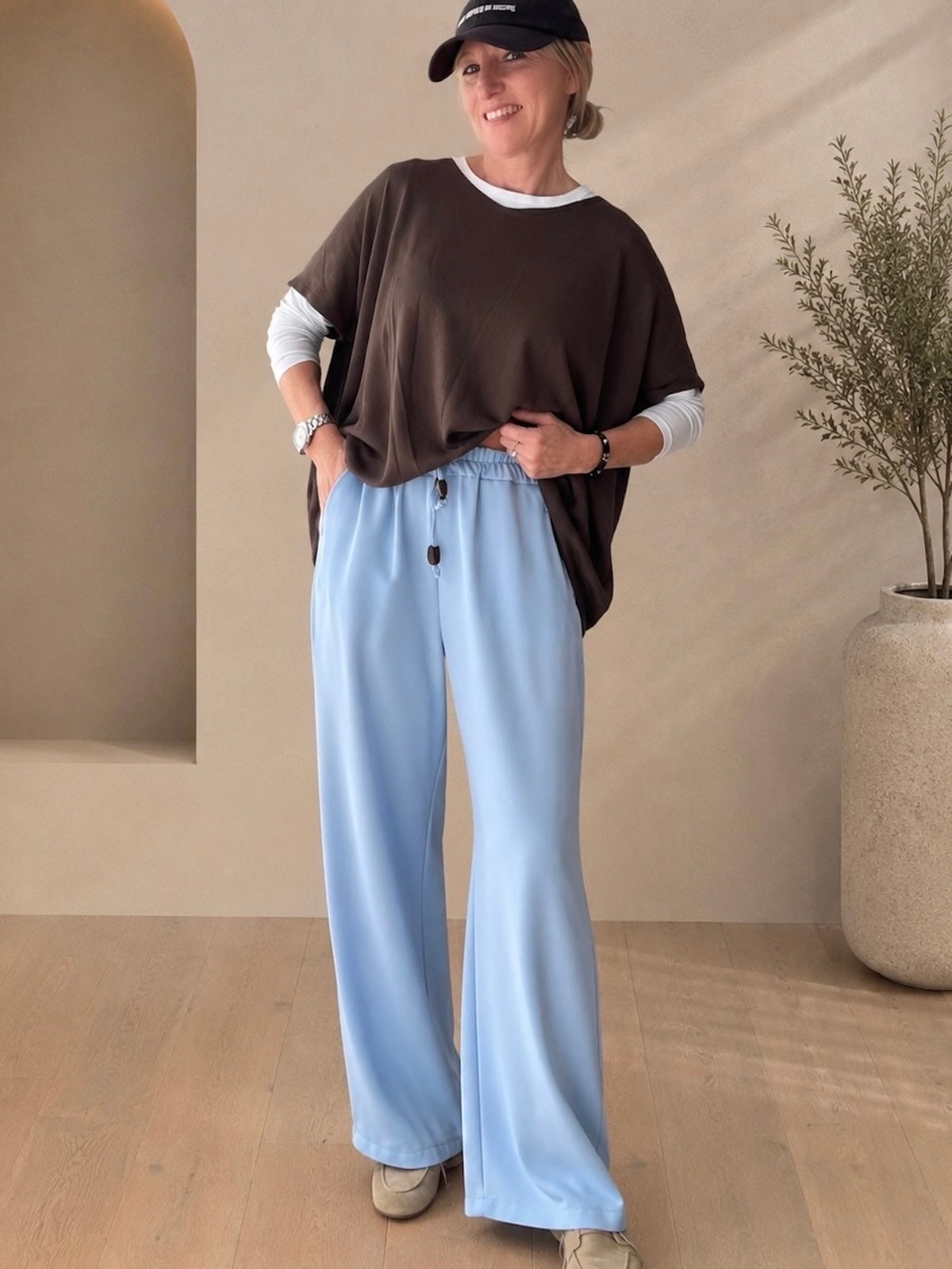 Hose Tracy in Hellblau