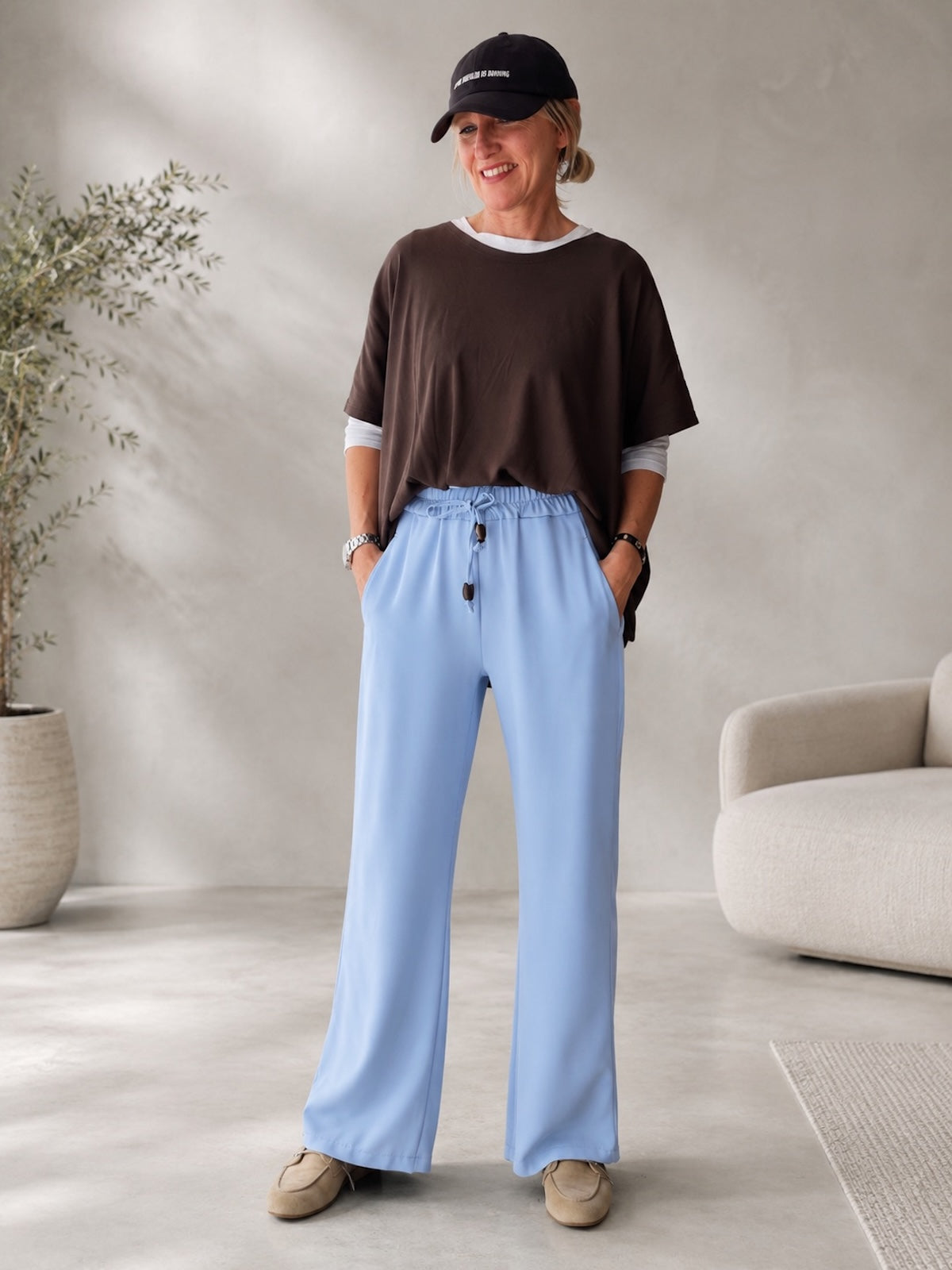 Hose Tracy in Hellblau
