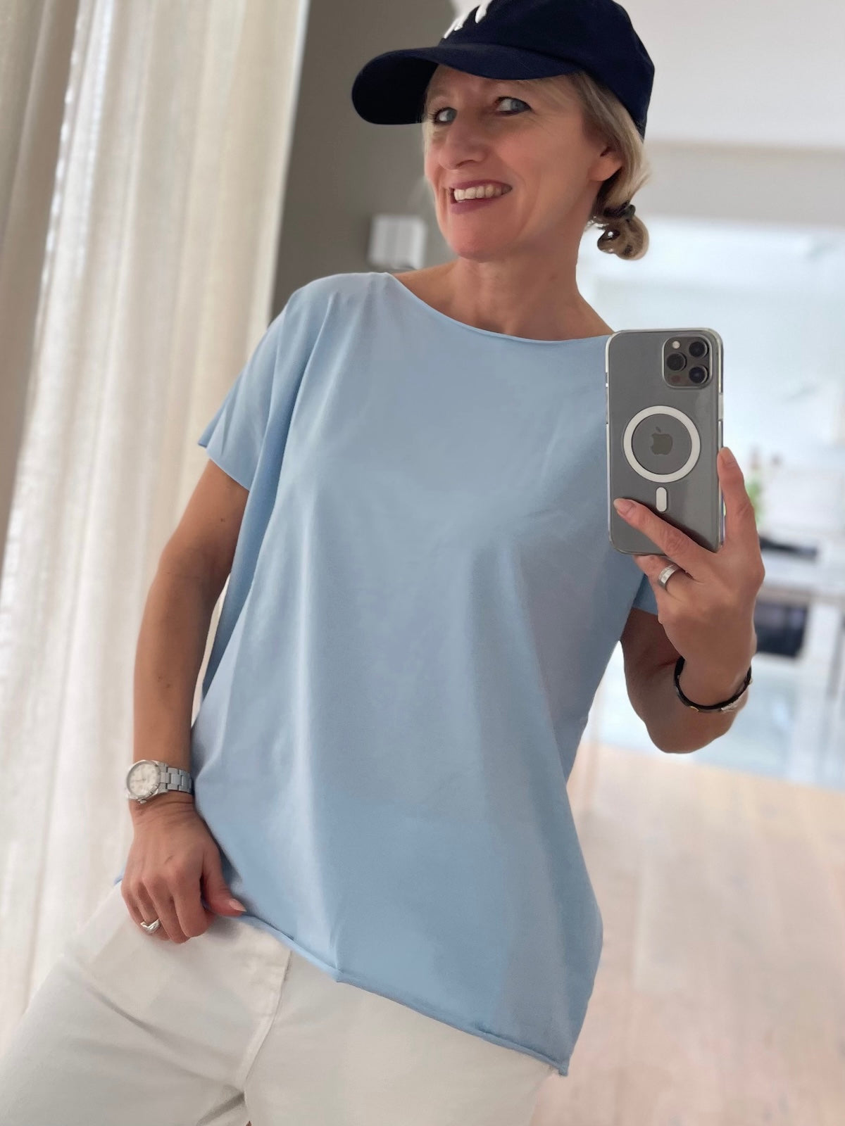 Shirt Sandy in Hellblau